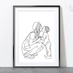 Ilustración estilo minimalista