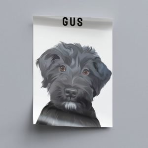 Retrato mascota personalizado