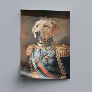 Retrato mascota aristócrata