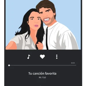 Retrato con canción Spotify